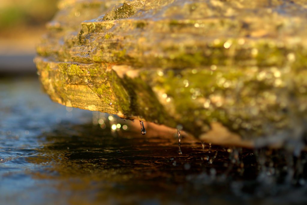 Water fountain on beautiful properties