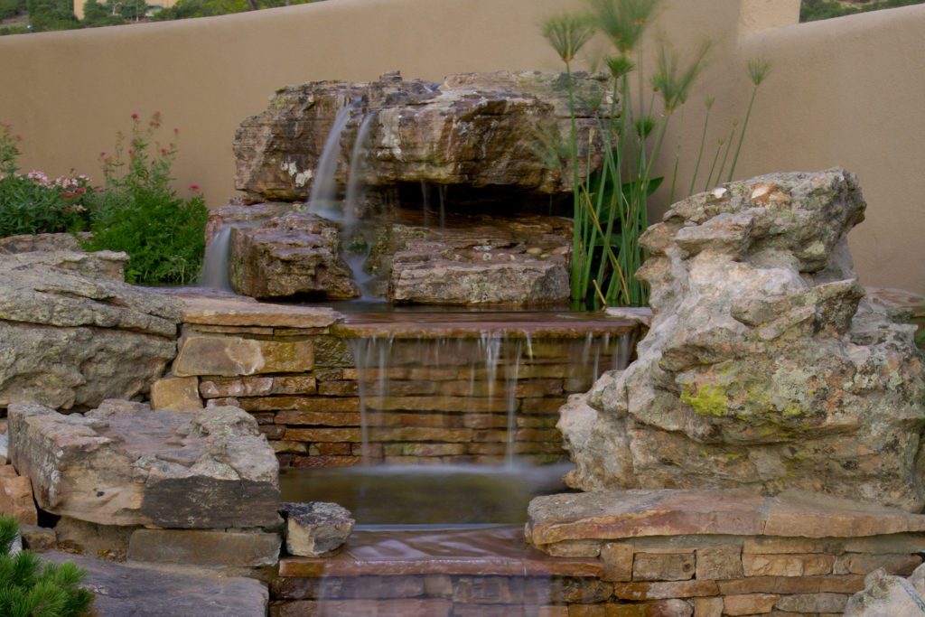 Water fountain on beautiful properties