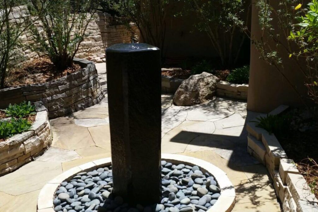 Water fountain on beautiful properties