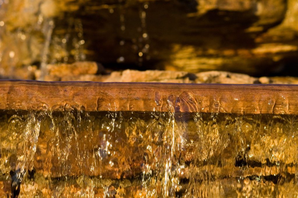 Water fountain on beautiful properties