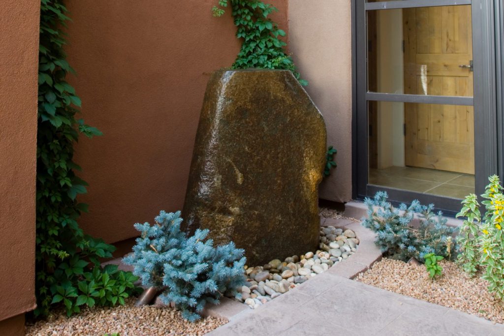 Water fountain on beautiful properties